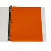 C-Line Products TwoPocket Heavyweight Poly Portfolio Folder with ThreeHole Punch, Orange, 25PK 33932-BX